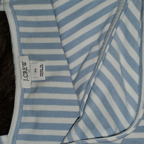 J. Crew Blue and White Stripe Tank - Picture 4 of 8